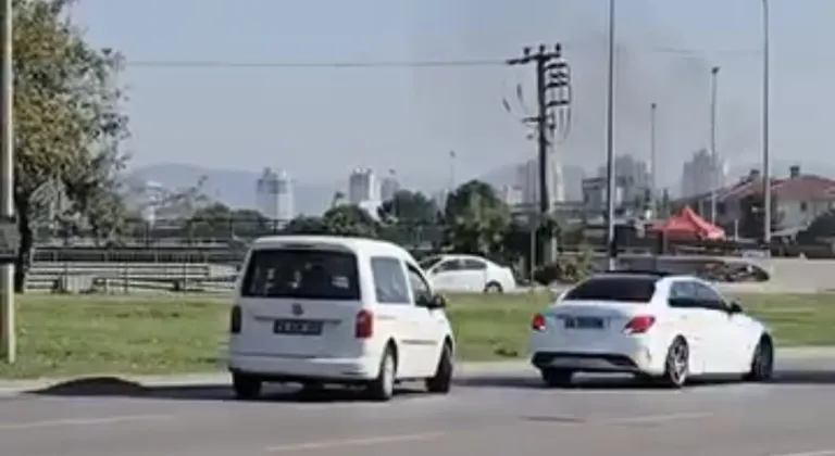 Anayolda geri geri ilerledi, kazaya karıştı olay yerinden böyle kaçtı