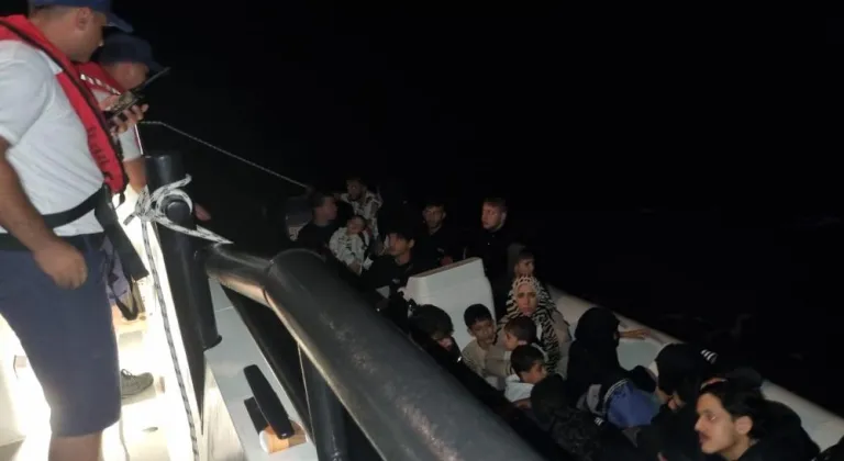 Aydın’da 17 düzensiz göçmen kurtarıldı