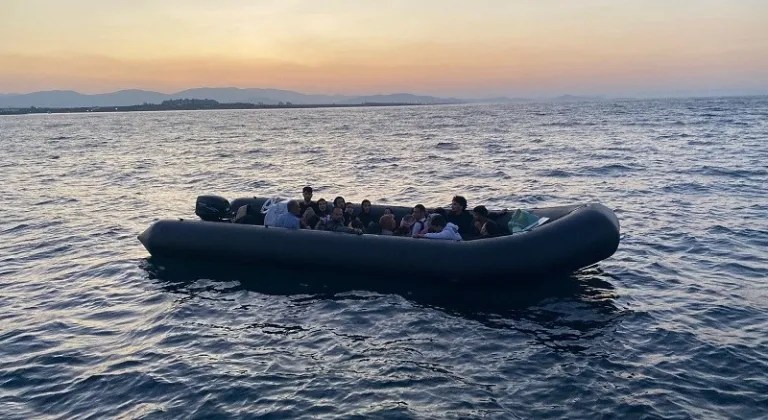 Aydın’da 20 düzensiz göçmen kurtarıldı