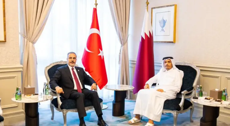 Bakan Fidan, Katar Başbakanı Al-Thani ile görüştü
