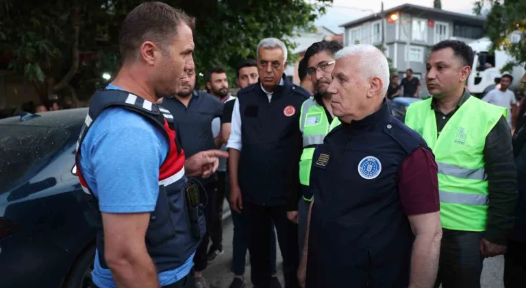Başkan Bozbey’den yangın bölgesine ziyaret