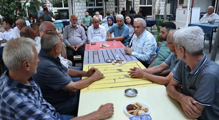 Başkan Şadi Özdemir vatandaşlarla buluştu