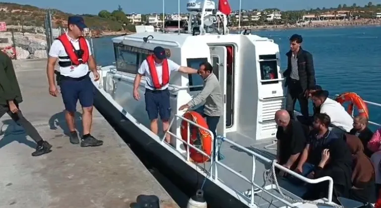 Bodrum'da 19 düzensiz göçmen kurtarıldı