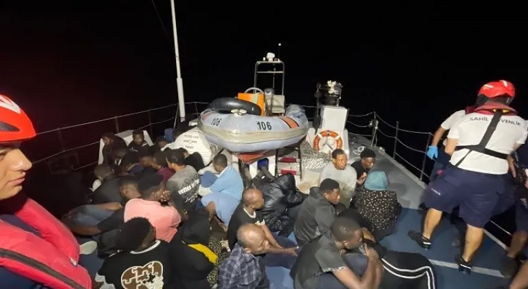 Bodrum'da 35 düzensiz göçmen kurtarıldı