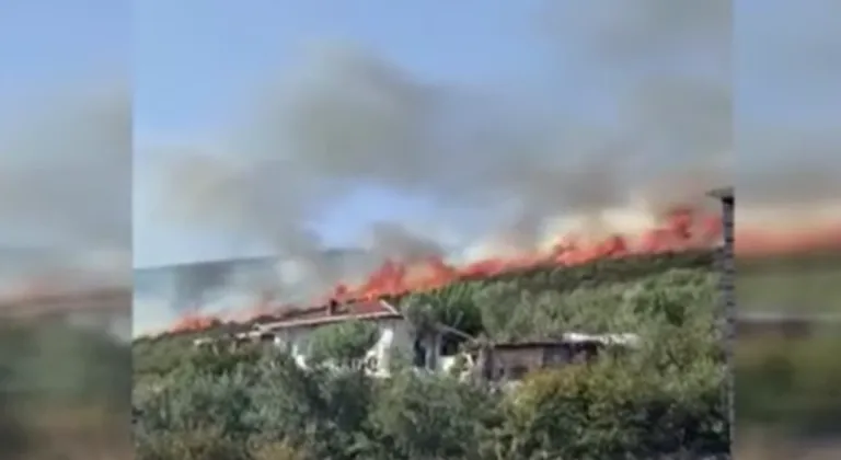 Bursa'da korkutan yangın: Ekipler müdahale ediyor!