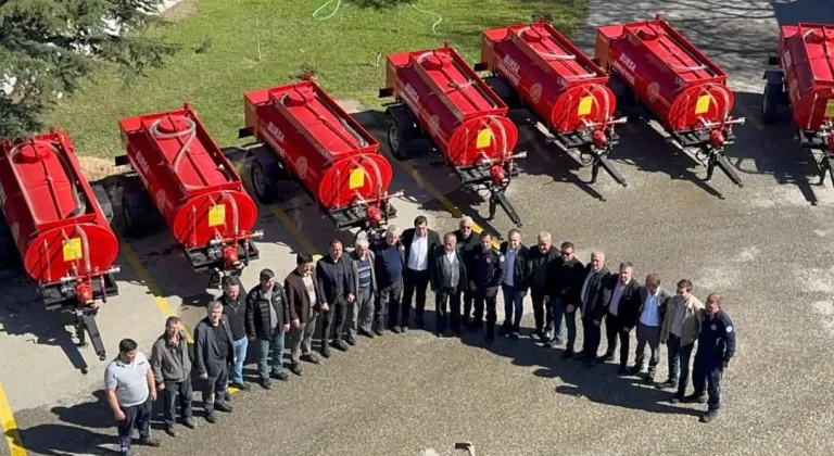 Bursa'da köylere tanker hizmeti