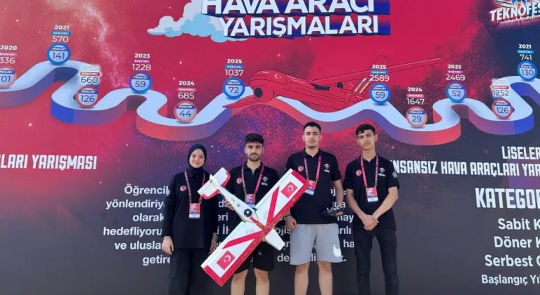 Bursa ekibi insansız hava yarışında 6.oldu