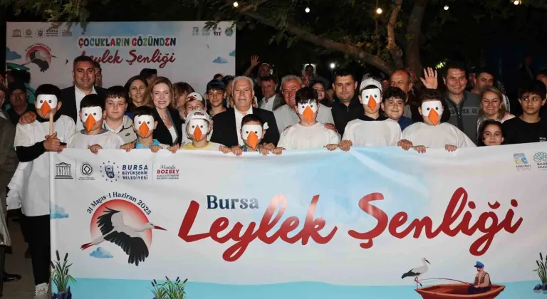 ‘Bursa Leylek Şenliği’ büyük bir coşkuyla başladı
