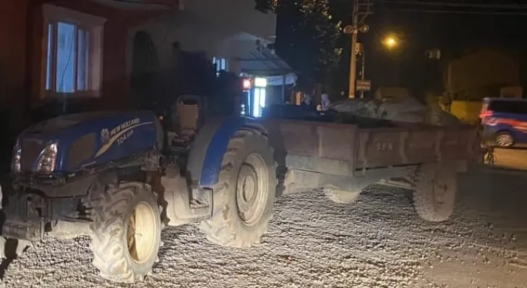 Bursa’da babasının kullandığı traktörün önüne atlayan çocuk ağır yaralandı