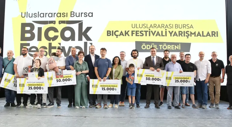Bursa'da Bıçağın Ustaları Ödüllendirildi