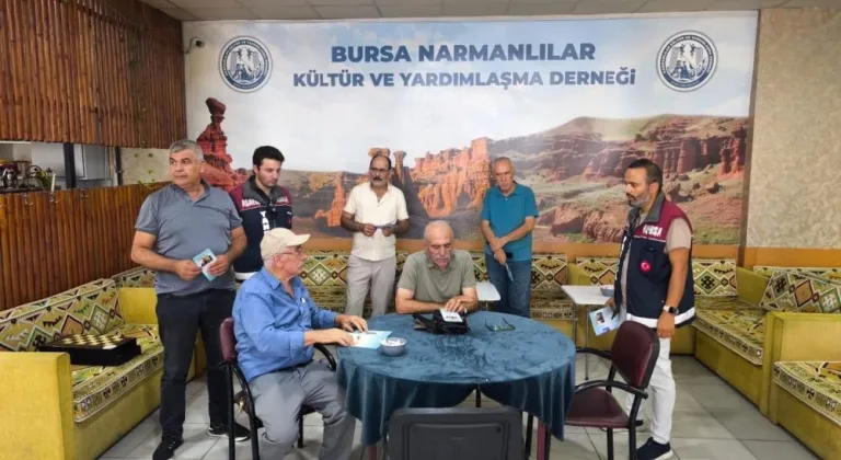 Bursa’da dolandırıcılara karşı vatandaşlar biilgilendirildi