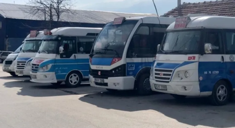 Bursa’da dolmuş ve minibüs ücretlerine de zam geldi!