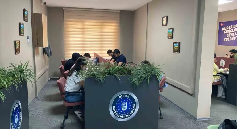 Bursa’da gençlik merkezleri, sınav haftasında 24 saat açık