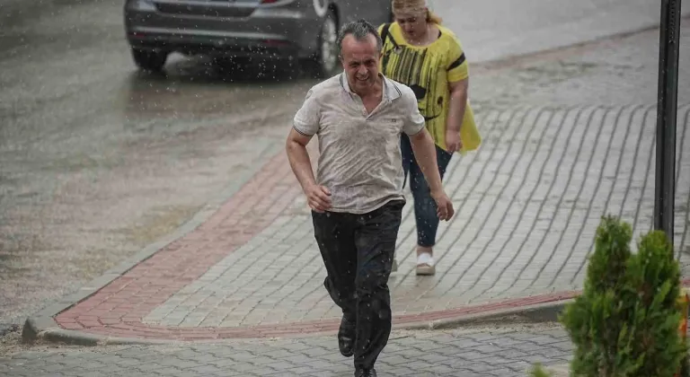 Bursa’da hava bir anda değişti