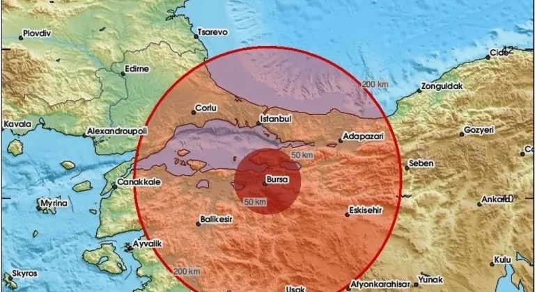 Bursa'da korkutan deprem!