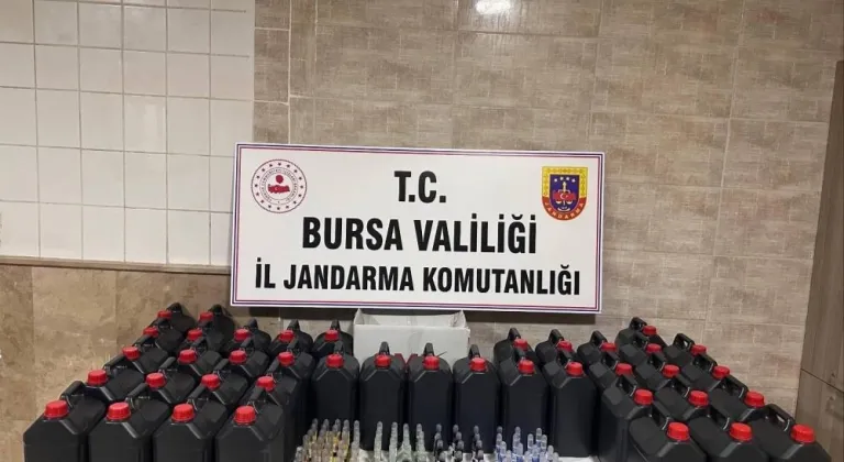Bursa'da litrelerce alkol ele geçirildi!