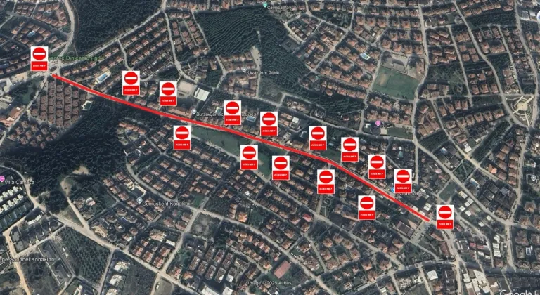 Bursa bazı yollar trafiğe kapanıyor!