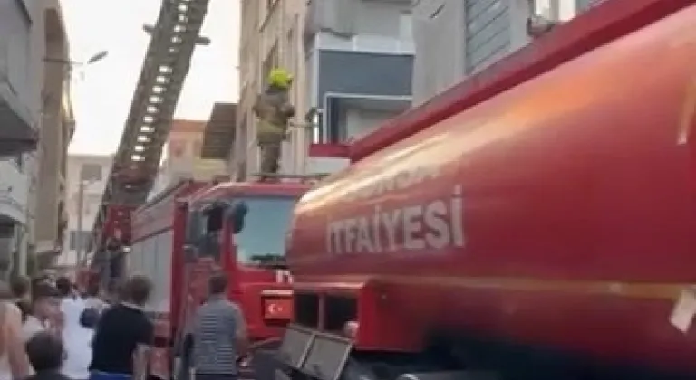 Bursa’da yangın paniği: Anneanne torununu alevlerden böyle kurtardı