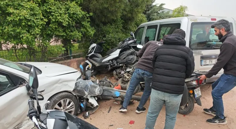 Bursa’da zincirleme kaza: 4 yaralı