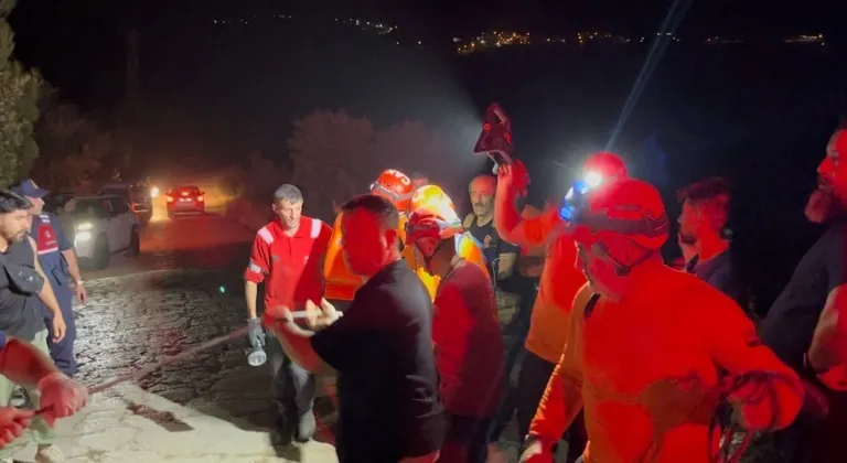 Bursa’daki yangına gönüllü geldi, uçurumda can verdi