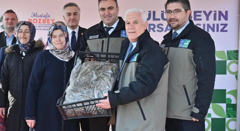 Bursalı çiftçiye 1 milyon 222 bin fide hibe edildi