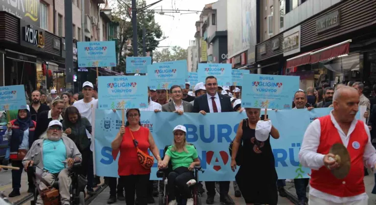 Bursalılar sağlık için yürüdü