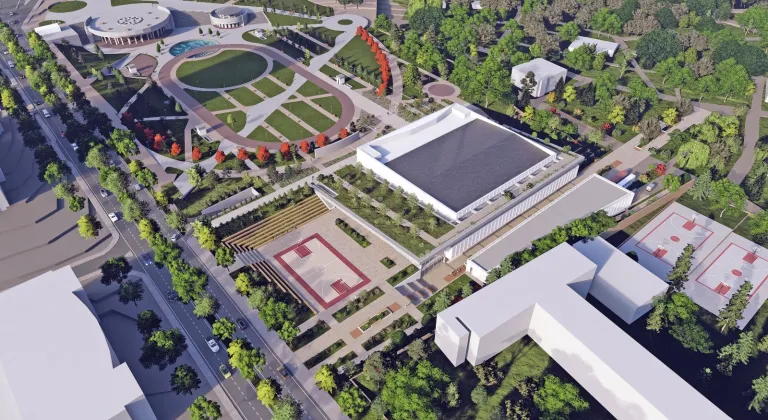 Bursa’nın yeni simgesi için geri sayım bitti! Atatürk Spor Salonu’nun temeli atıldı