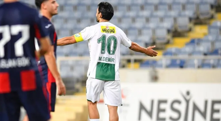 Bursaspor'dan sakatlık açıklaması!