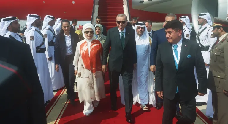 Cumhurbaşkanı Erdoğan Katar'da