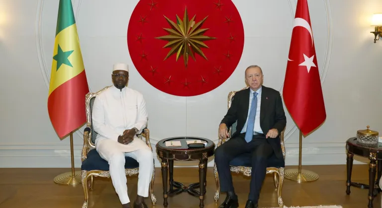 Cumhurbaşkanı Erdoğan, Senegal Başbakanı Sonko'yu kabul etti