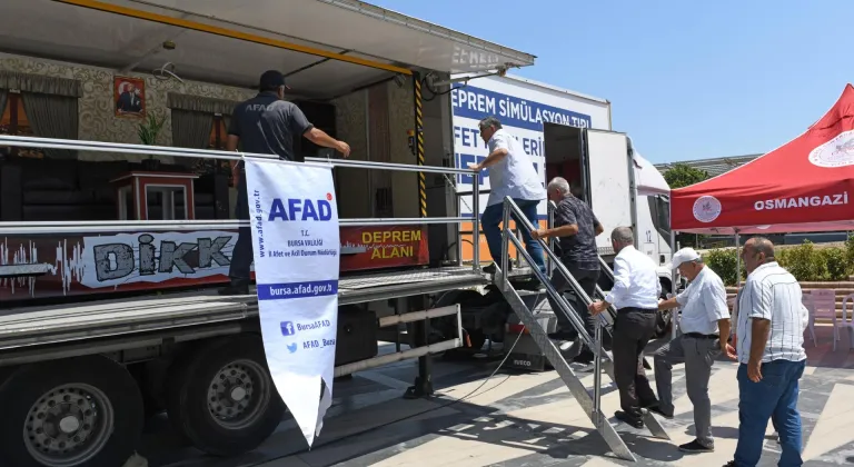 Depremi simülasyonla yaşadılar, hayat kurtaran bilgiler öğrendiler
