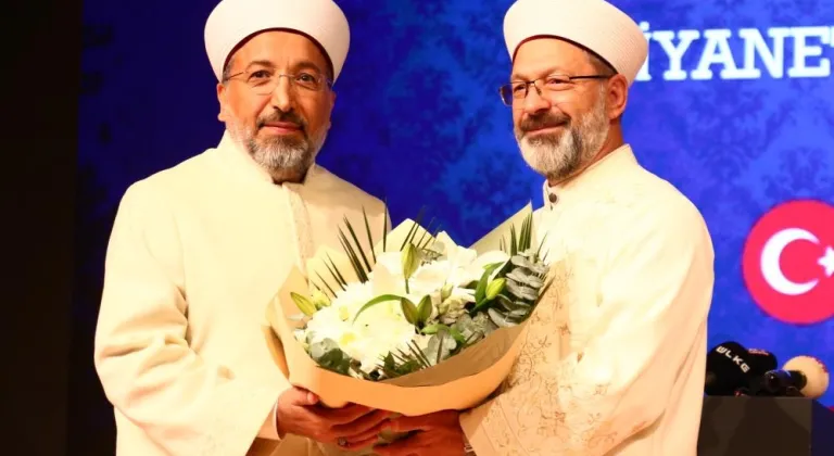 Diyanet'te devir teslim töreni gerçekleşti