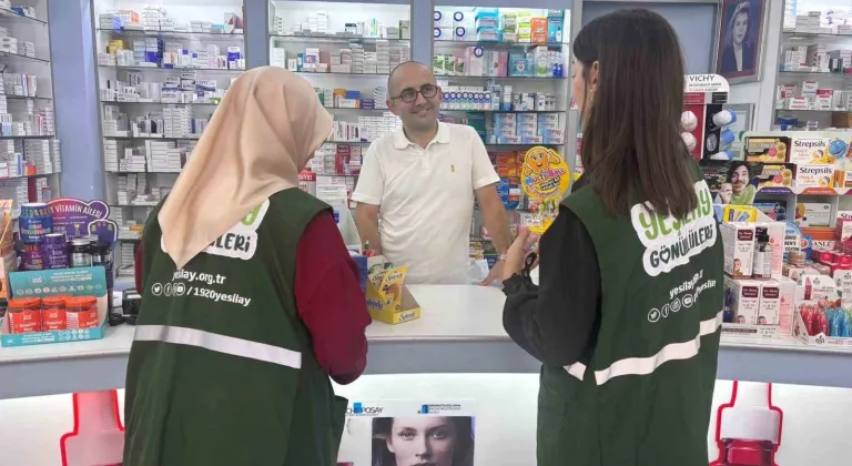 Bursa'da eczaneler, Yeşilay elçisi oldu