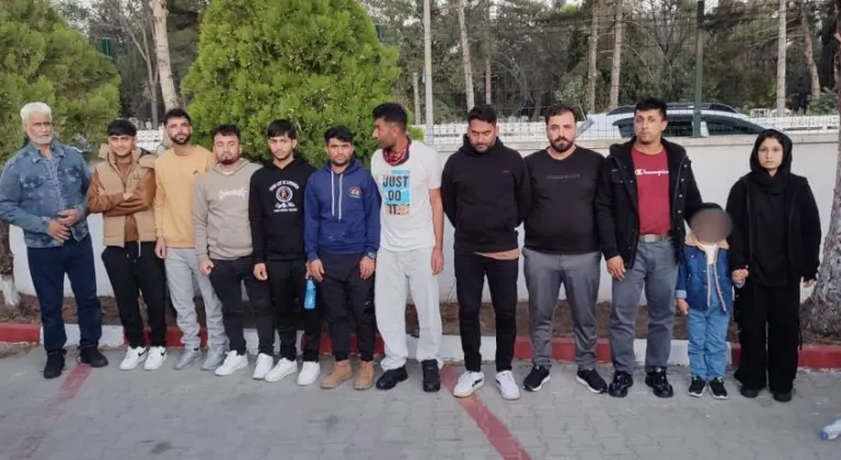 Edirne’de 12 düzensiz göçmen yakalandı