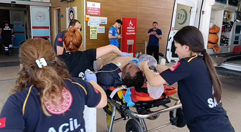 Fabrika çatısı çöktü, 1 kişi ağır yaralandı