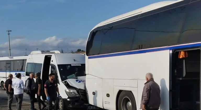Gemlik’te zincirleme kaza: 9 işçi yaralandı