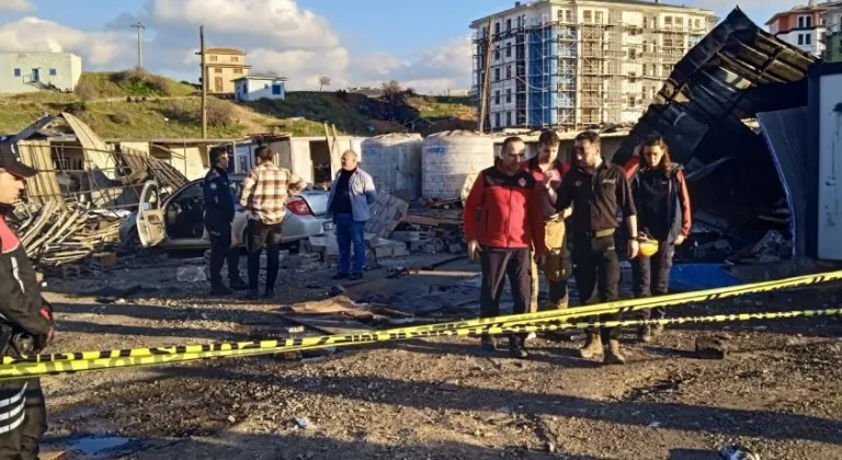 İnşaatta patlama: Yaralı işçiler var