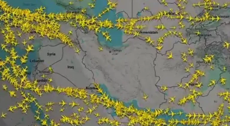 İran'ın hava sahası boşaltıldı