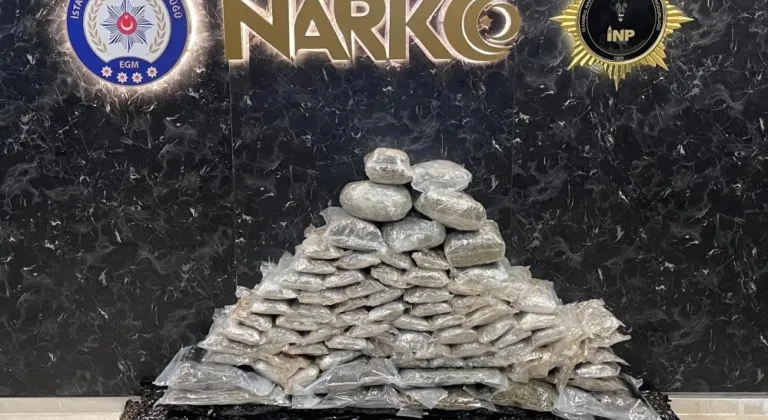 İstanbul’da 90 kilo uyuşturucu ele geçirildi
