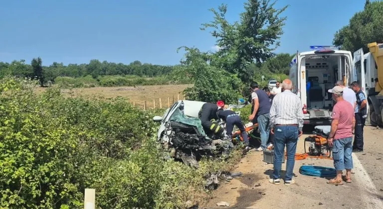 Kazada yaralanan sürücü, hayatını kaybetti