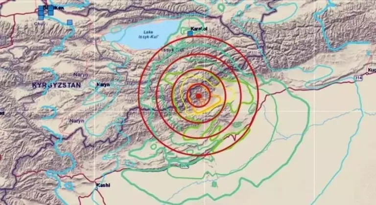 Kırgızistan'da korkutan deprem