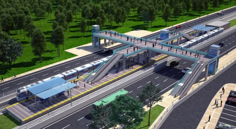 Körfezray Metrosu'nun temeli cumartesi günü atılacak