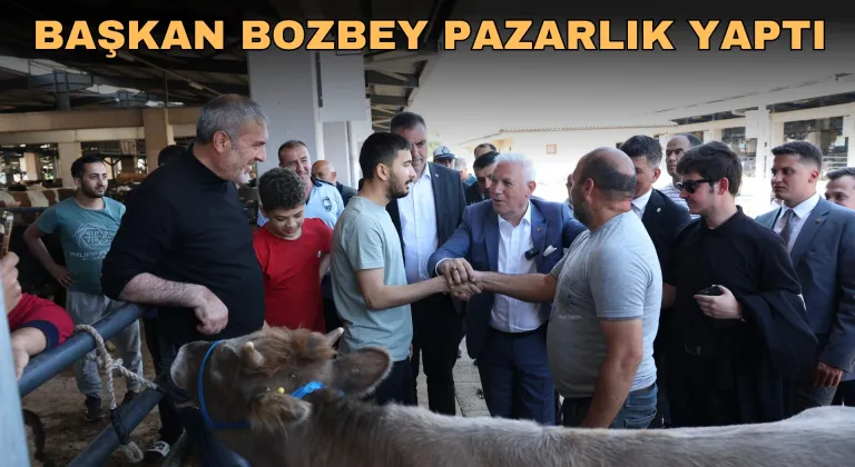 Kurban Pazarı’na sürpriz ziyaret!