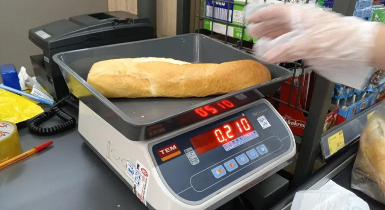 Markette şok! Bursa'da eksik gramajlı ekmek tespit edildi