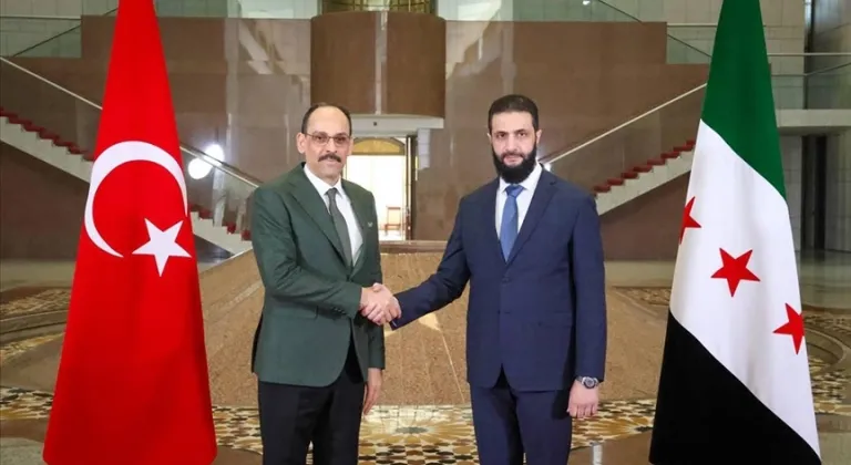 MİT Başkanı Kalın, Şam’da Suriye Cumhurbaşkanı Şara’yla görüşecek