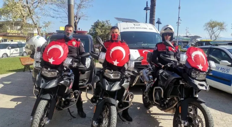 Mudanya'da 1 yılda 225 kişi tutuklandı