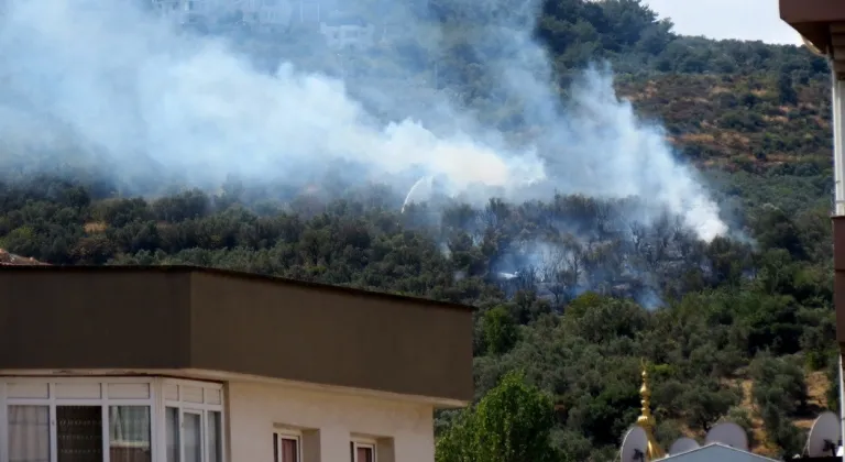 Mudanya’da korkutan yangın