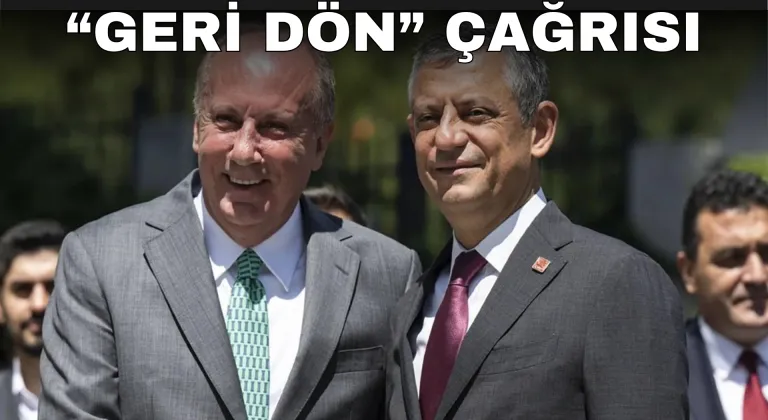 Muharrem İnce’ye CHP kapısı açıldı!