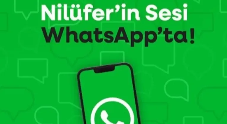 Nilüfer Belediyesi WhatsApp kanalı yayında