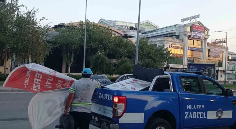 Nilüfer'de görsel kirliliğe geçit yok